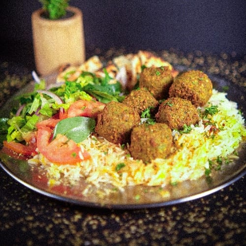 Falafel Plate.