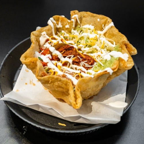 Fajita Veggies Taco Salad.