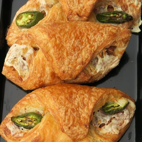 1  Bacon Jalapeño and Swiss Croissant.