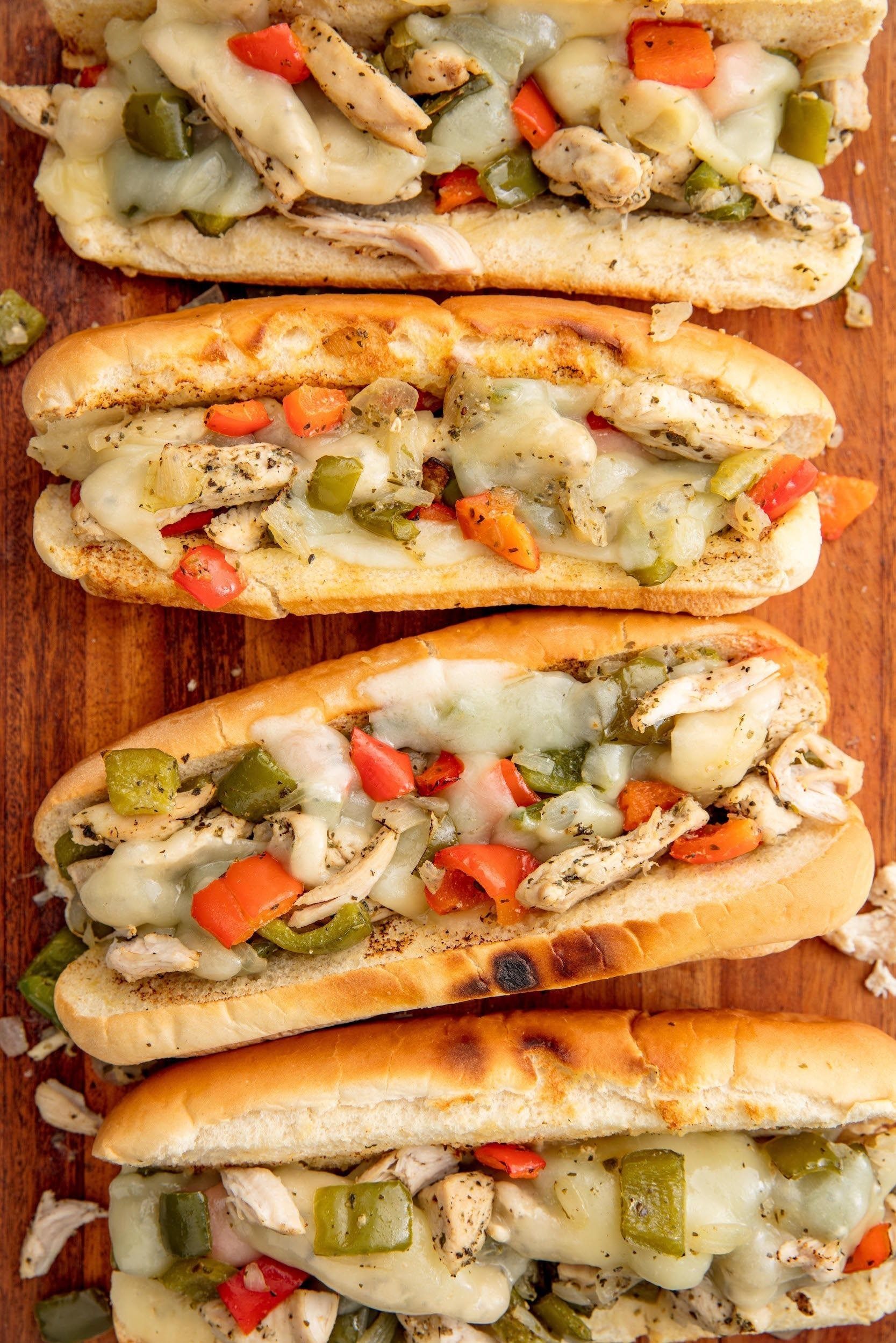 Pesto Chicken Cheese Steak.