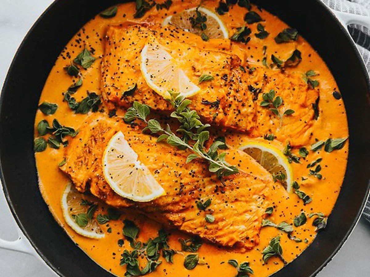 Salmon Tikka Masala.
