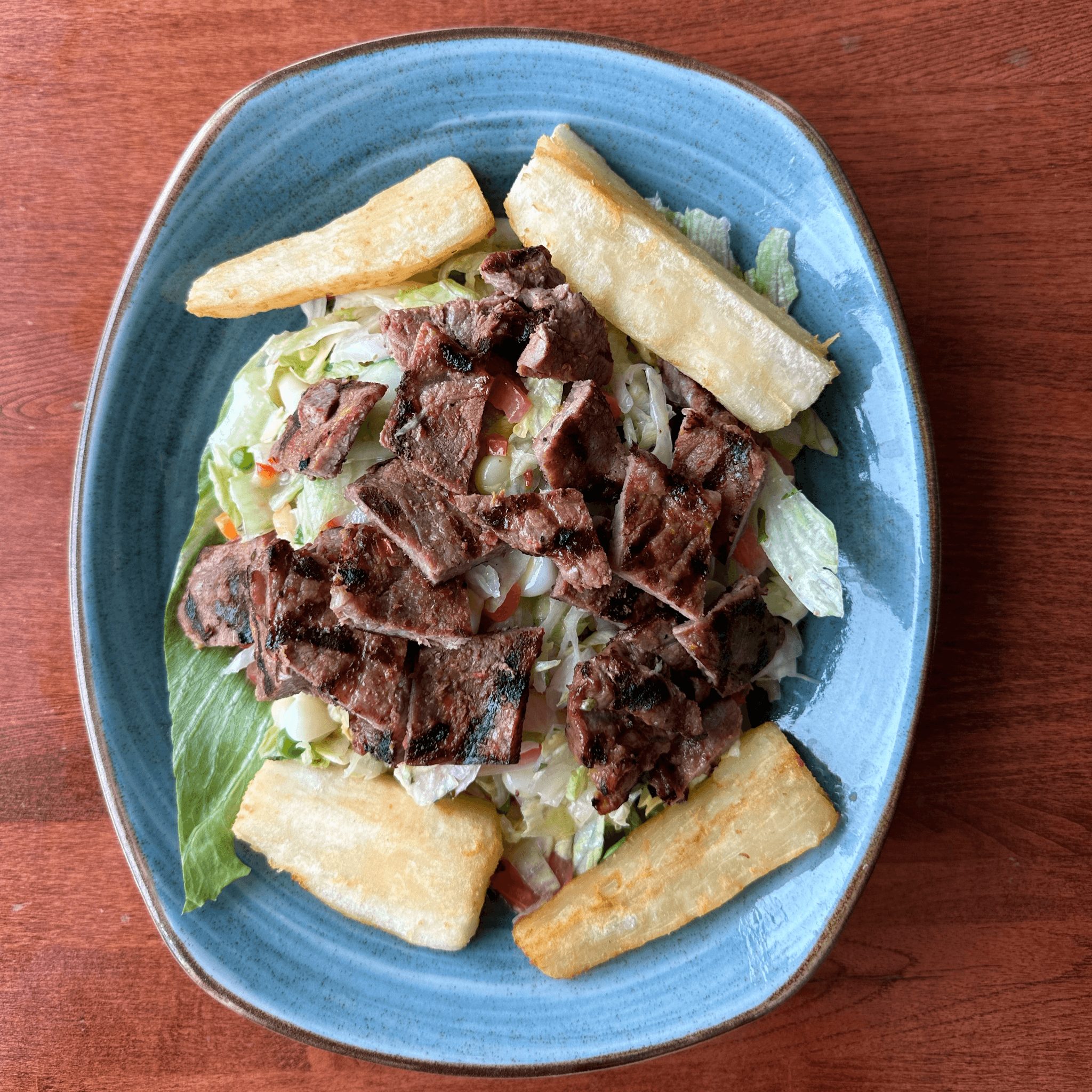 Ensalada Con Carne.