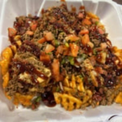 Loaded Waffle Fries.