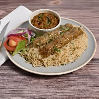 🌶️ Chicken Seekh Kabob Platter