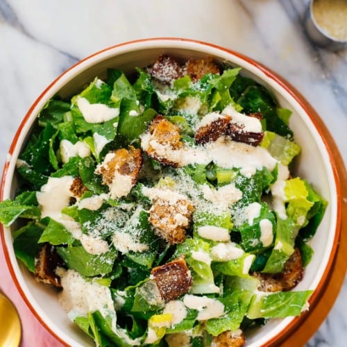 Classic Chicken Caesar Salad.