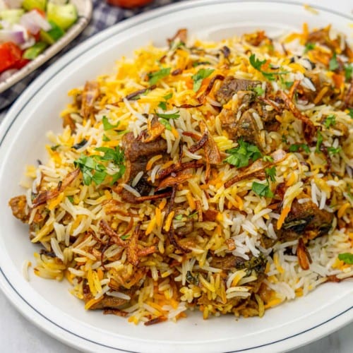 Goat Biryani.