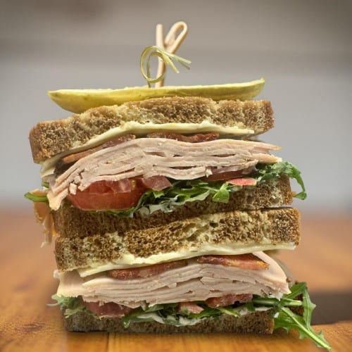 Smoked Turkey and Bacon Sandwich.