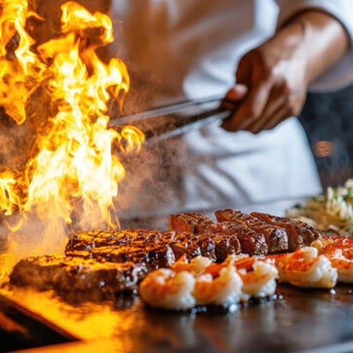 New York Striploin Steak  Hibachi.