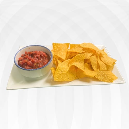 Roasted Salsa With Chips.