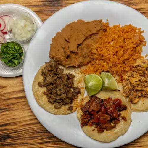 1. Traditional Taco Combo.