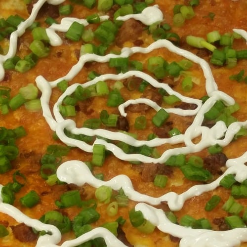 Gluten Free Idaho Baked Potato Pizza (10").