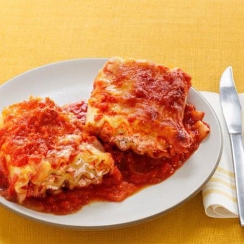 Lasagna w/ Marinara.