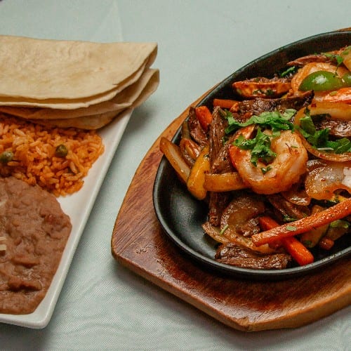 Shrimp Fajitas.