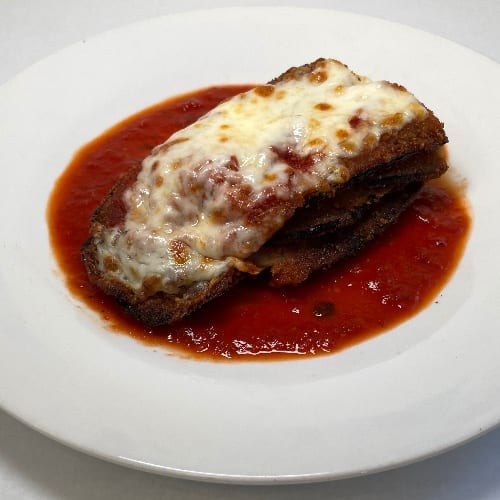 Eggplant Parmigiana.