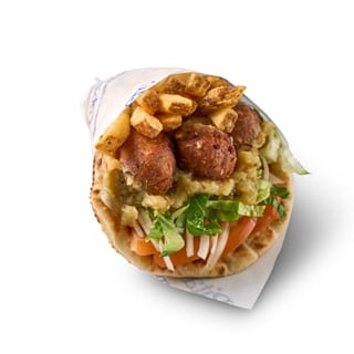 Plant Based Meatballs Pita