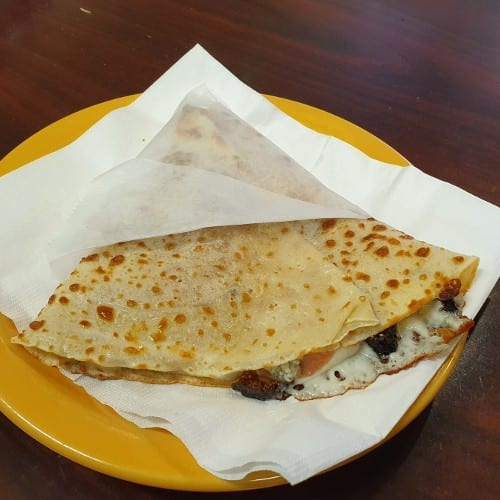 Prosciutto Bleu Fig Crepe.