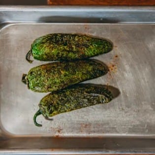 Grilled Jalapeños.