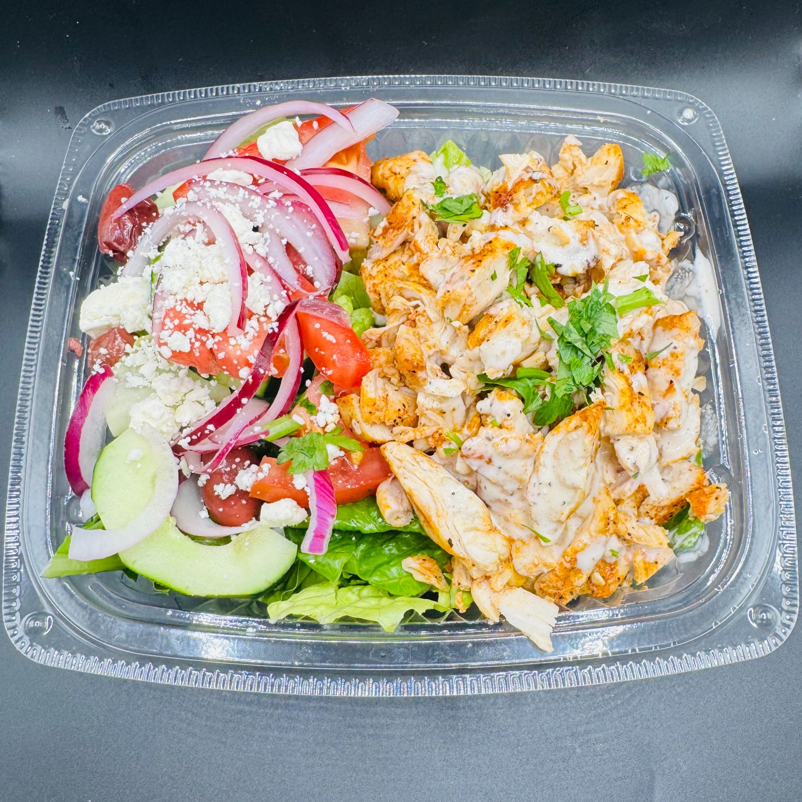 Chicken Shawarma Salad Bowl.