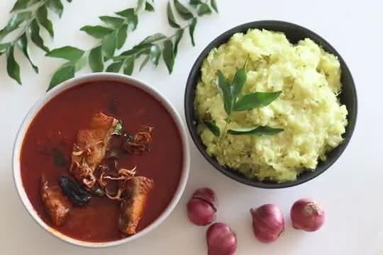 Kanthari Kappa with Shaapile Curry🌶️🌶️.