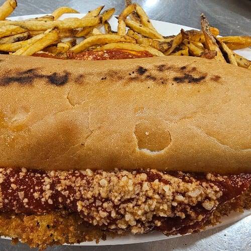 Chicken Parm Sub.