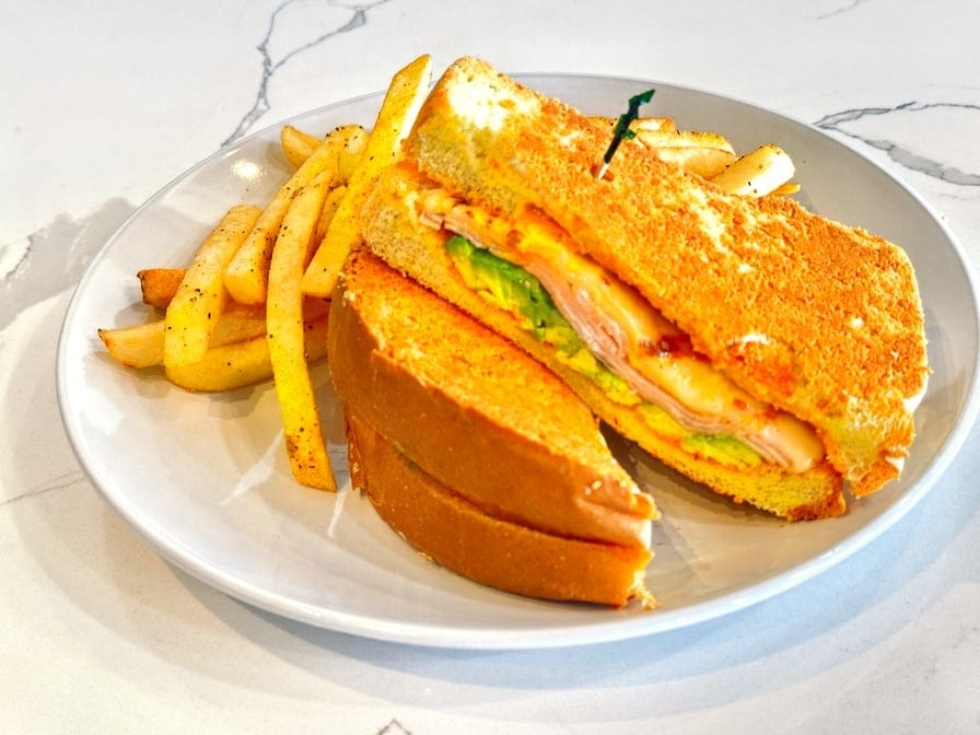 Turkey Parmesan Sandwich.