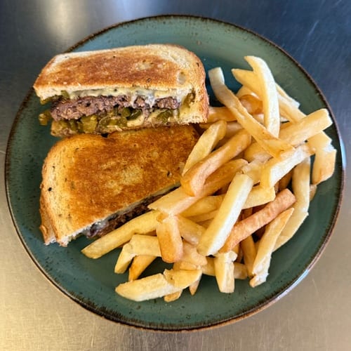Cajun Melt with Choice of Side.