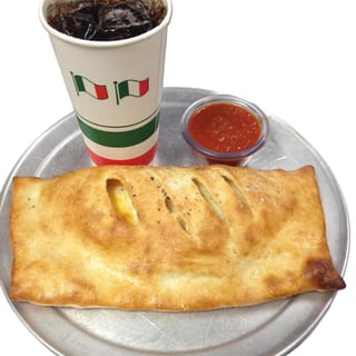 Stromboli Cheese and Soda