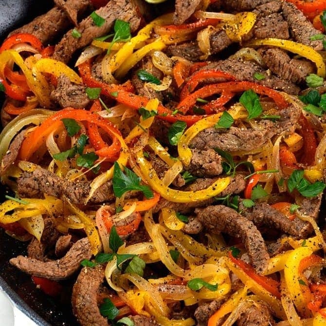 Steak Fajitas.