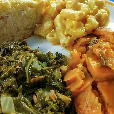 4 Vegetable Plate Meal.