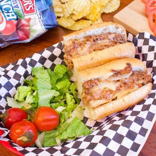 Beyond Meat Cheesesteak (Vegetarian).