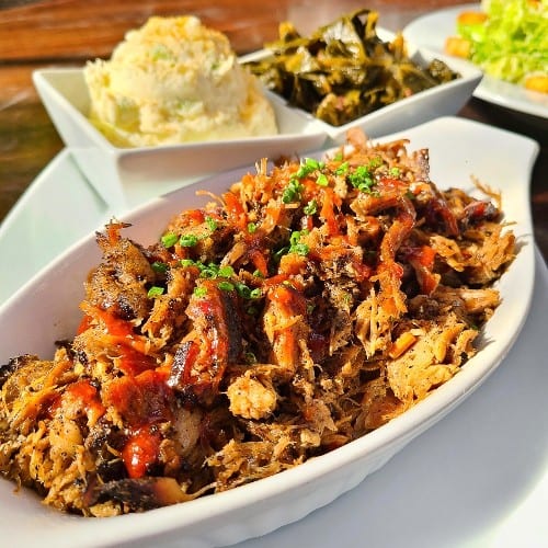 Pulled Pork Plate.