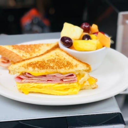 Grilled Ham & Cheese Melt.