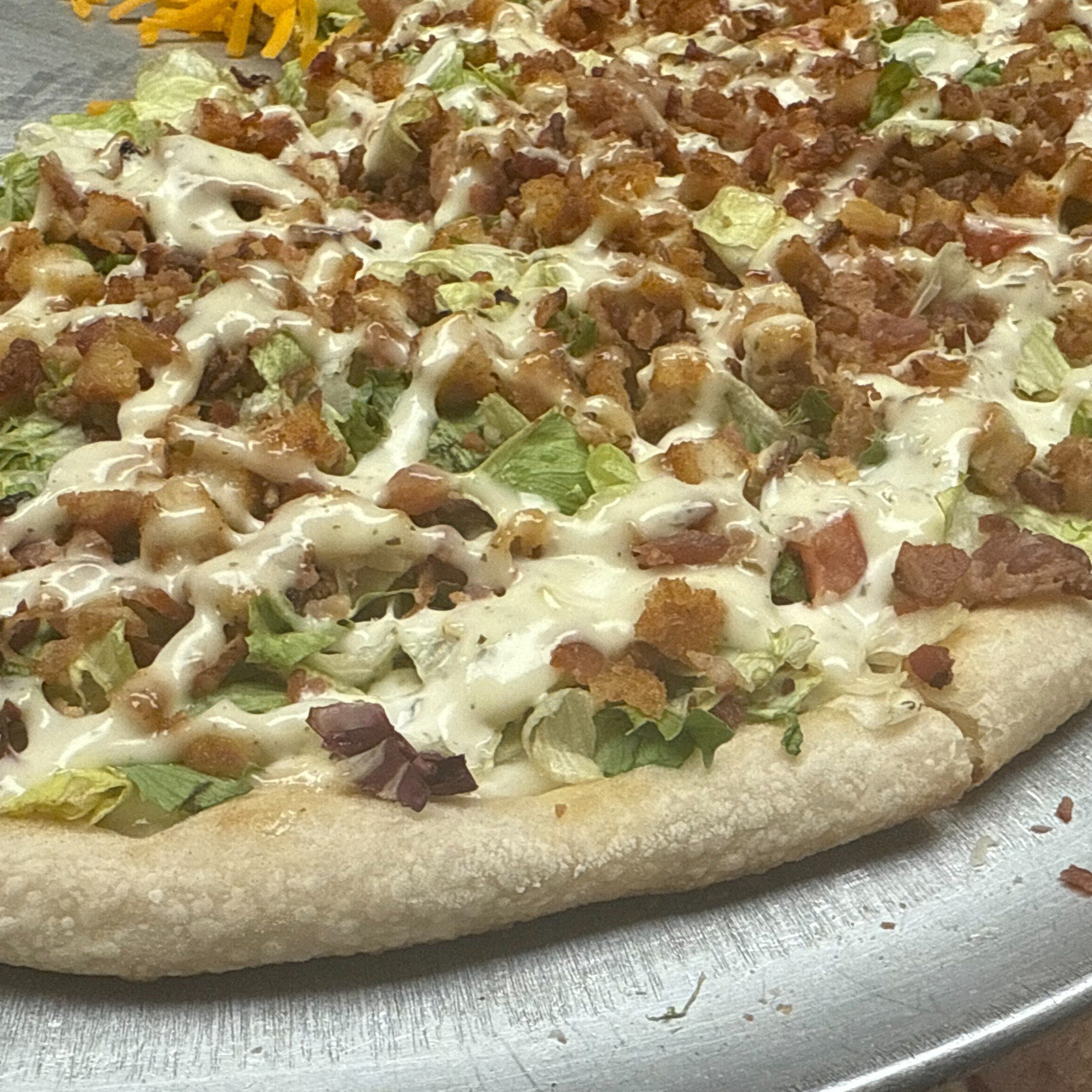 Chicken BLT Pizza.