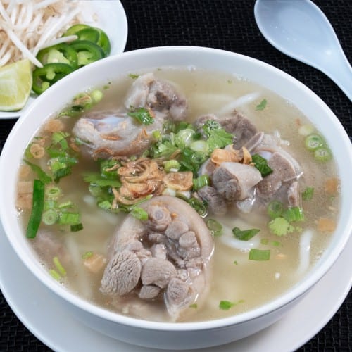 M4. Tender Pork Hock Noodle Soup.
