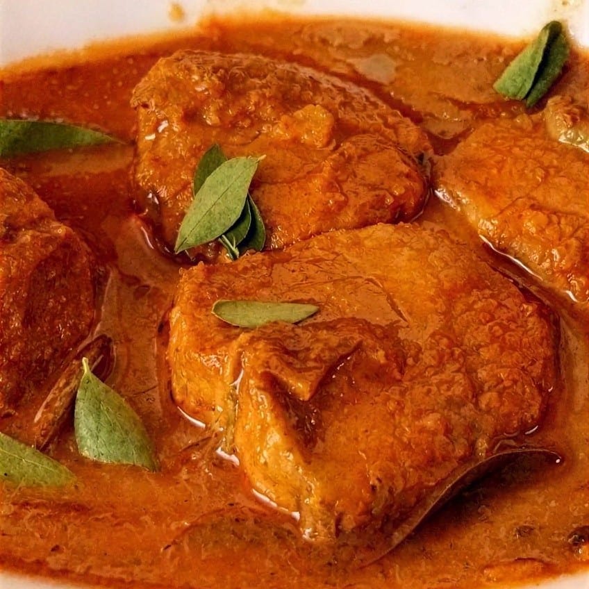 Shrimp or Tilapia Goan Curry.
