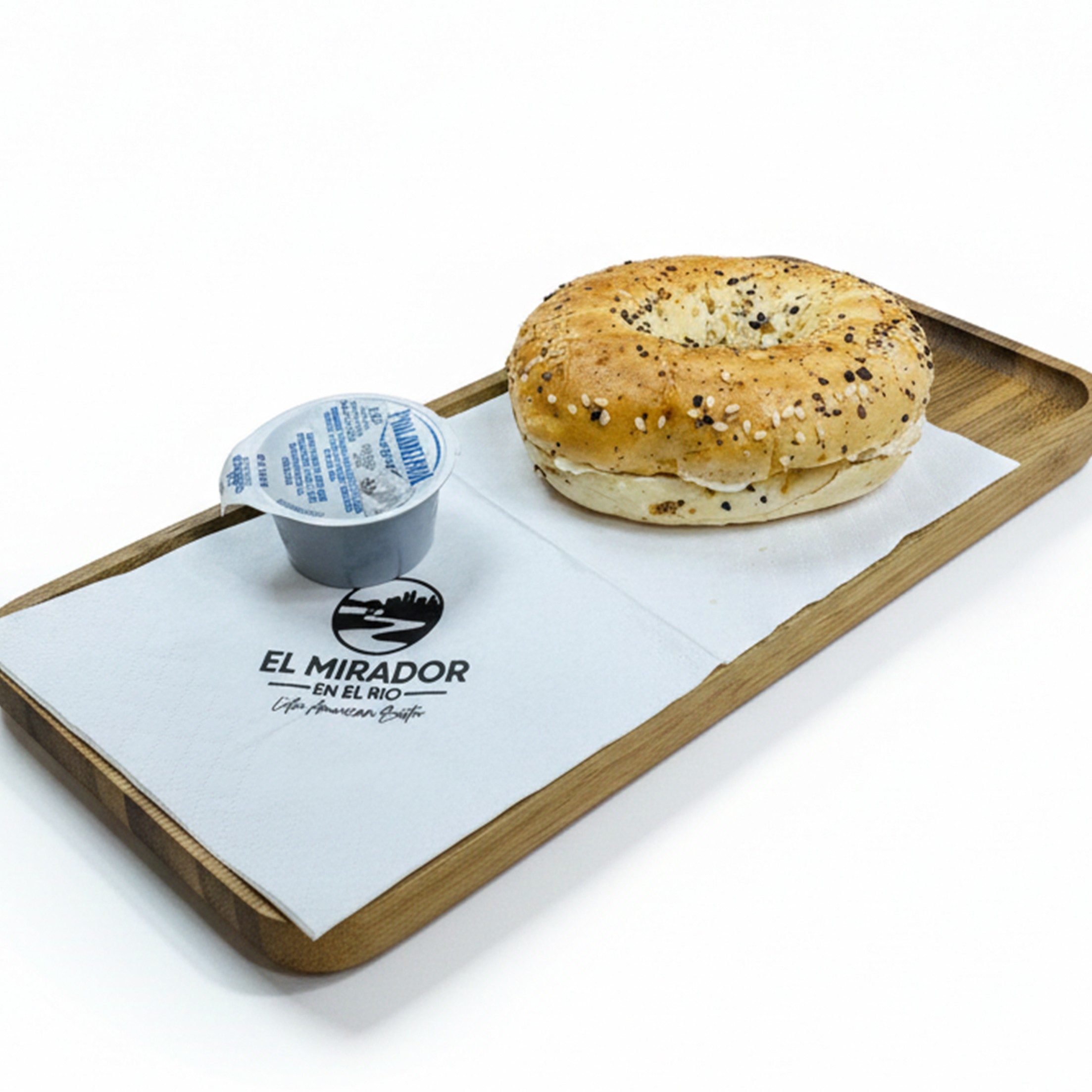 Everything Bagel with Toppings.