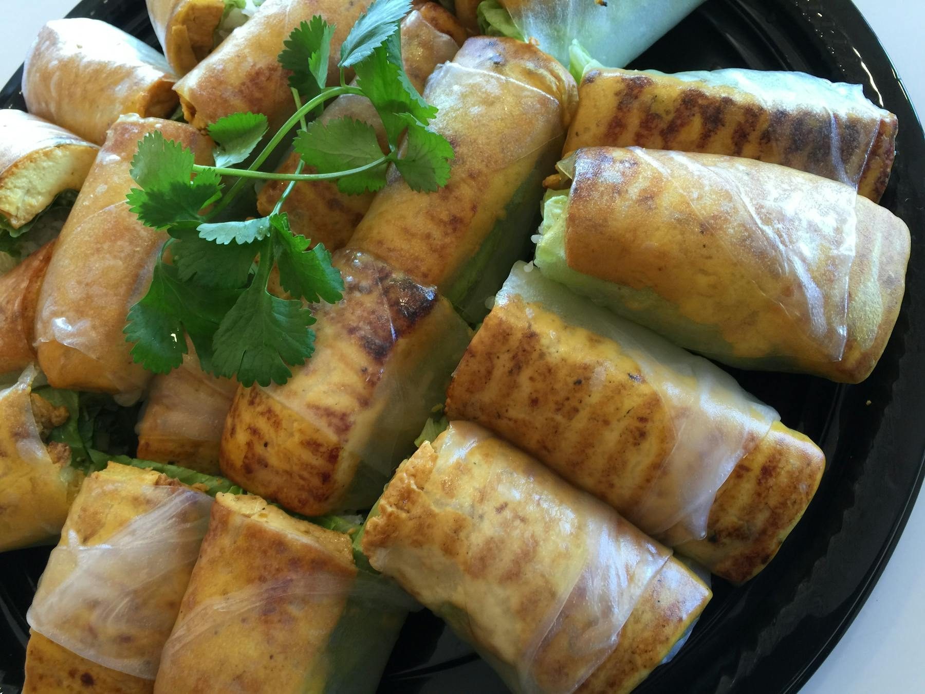 Tofu Spring Rolls.