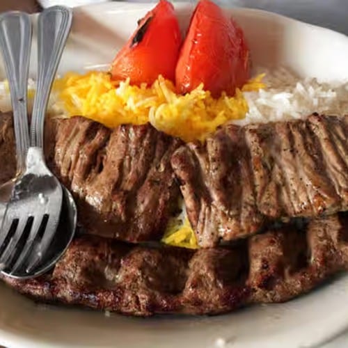 Barg Soltani Kabob.