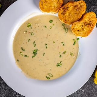 Snow crab bisque soup