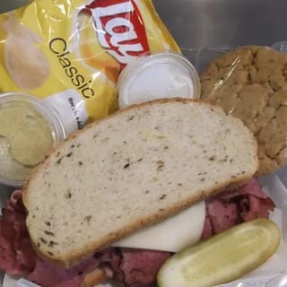 Smoked Beef Brisket or Pickled Tongue Box Lunch - Catering