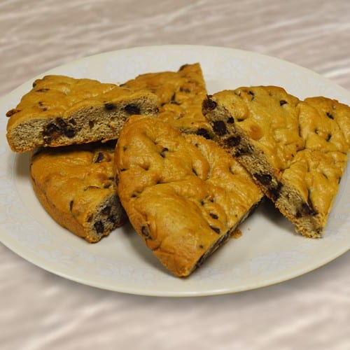 Chocolate Chip Pan Cookie.