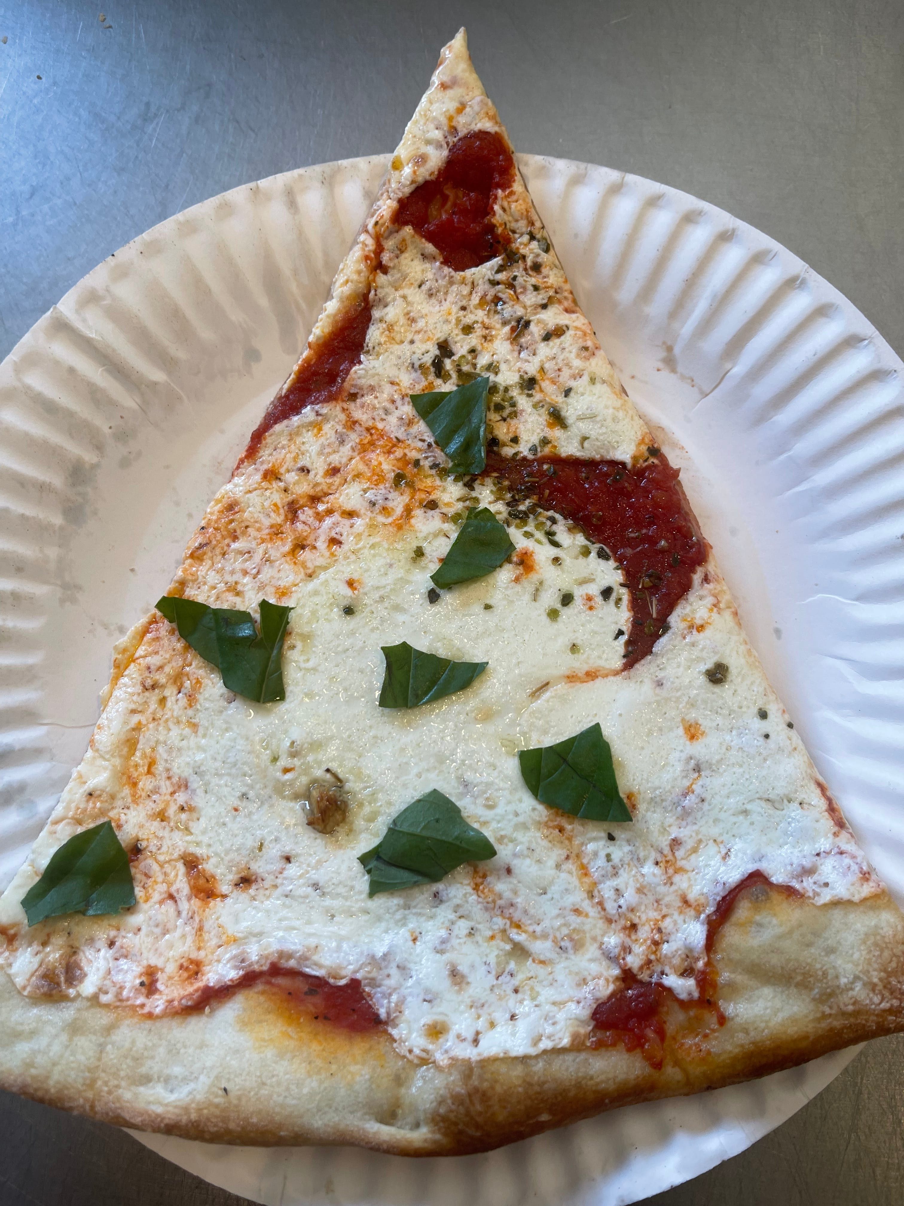 Margherita Pizza Slice.