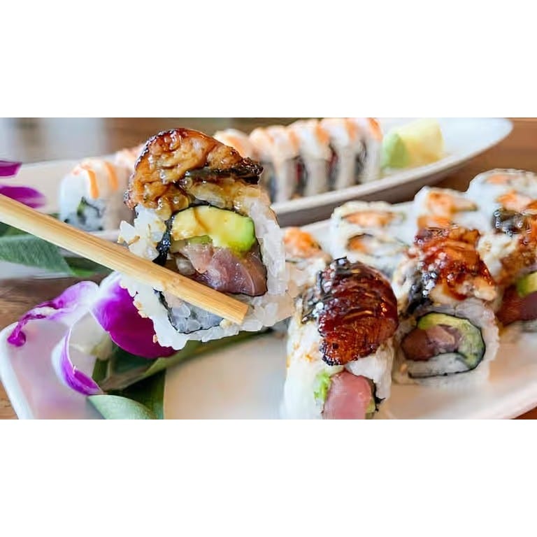 Eel & Cucumber Roll.