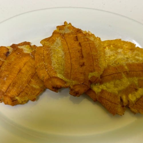 Pressed Green Plantains.