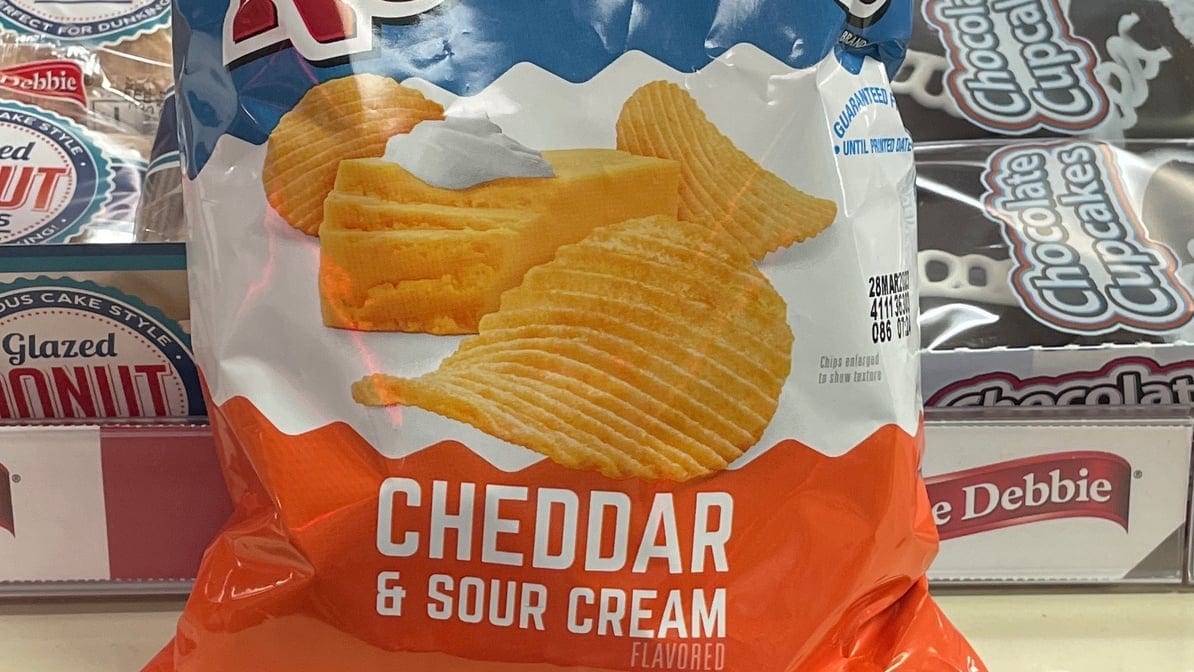 Ruffles Cheddar Sour Cream.