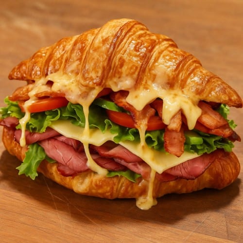 Black Angus Croissandwich.