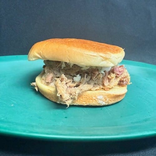 BBQ on Bun with Slaw.