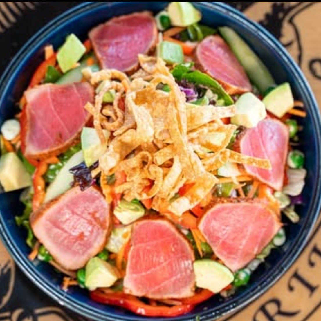 Blackened Ahi Salad.