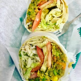 #34  Half Vegan California Burger Sub.