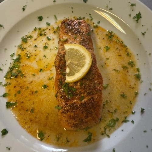 Baked Salmon.